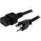 StarTech.com 10 ft Heavy Duty 14 AWG Computer Power Cord - NEMA 5-15P to C19
